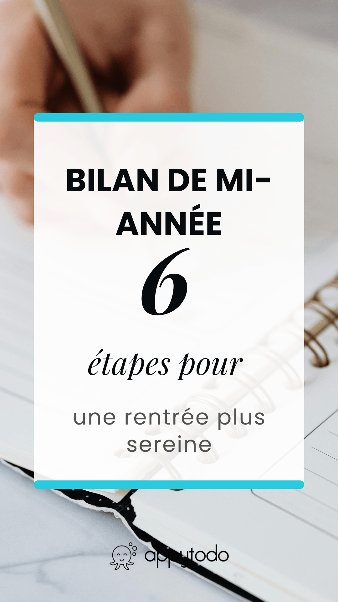 Bilan de mi-année : faites le point avant la rentrée pour repartir avec une vraie direction. En été, on sort enfin la tête du guidon. C'est le moment idéal pour évaluer votre premier semestre, tirer les leçons et définir vos priorités pour la fin d'année — avant que le rush de septembre ne reprenne. Dans cet article, vous trouverez 6 étapes concrètes pour une rentrée plus sereine. Retrouvez le guide complet et les 6 étapes sur appytodo.com via @catherineappytodo