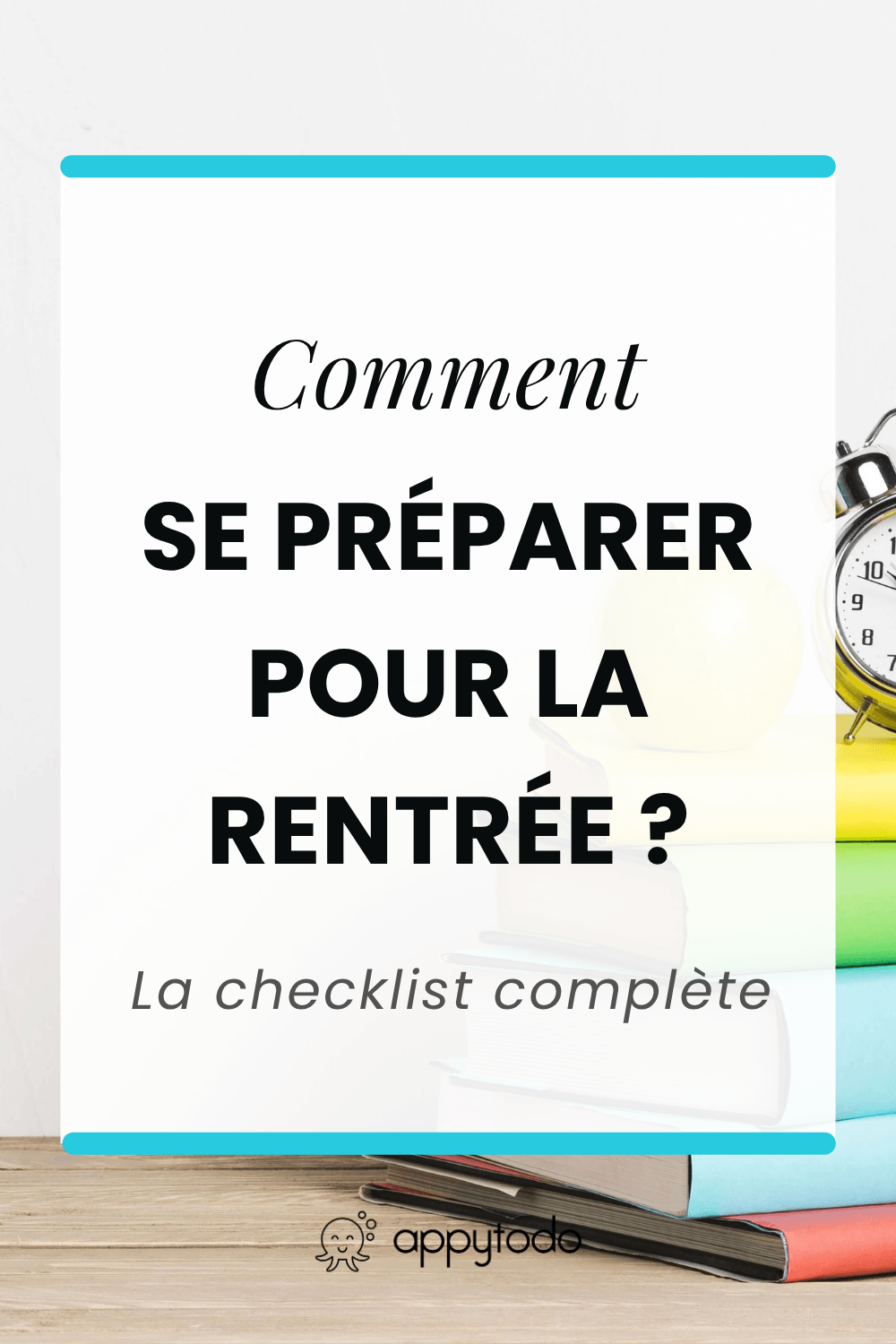 Comment préparer la rentrée et éviter le rush au dernier moment ? Voici une check-liste pour vivre votre rentrée au travail et celle de vos enfants à l'école plus sereinement. Ceci est un article de appytodo, le coup de pouce pour une vie pro et perso épanouie. via @catherineappytodo